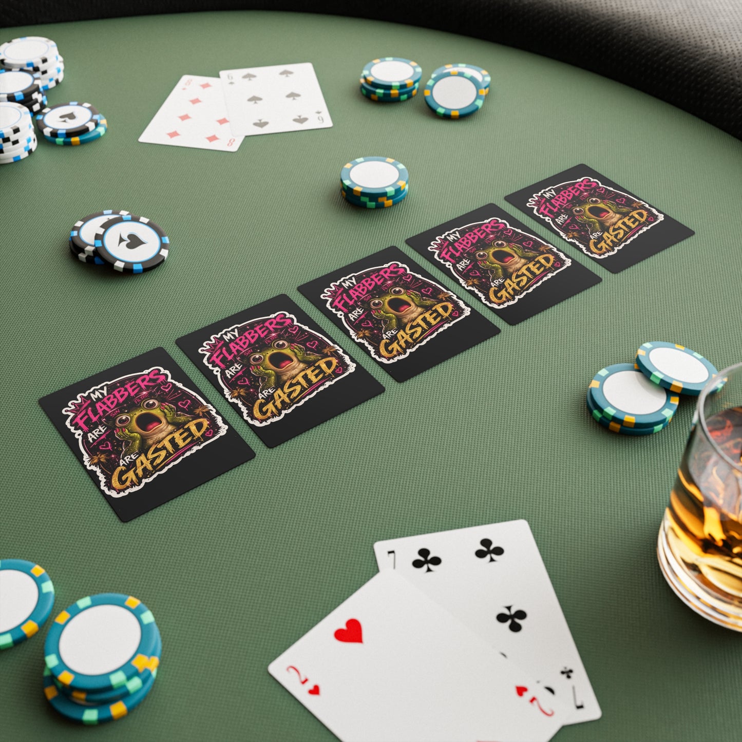 Sin Filtro Collection: My Flabbers Are Gasted Poker Cards