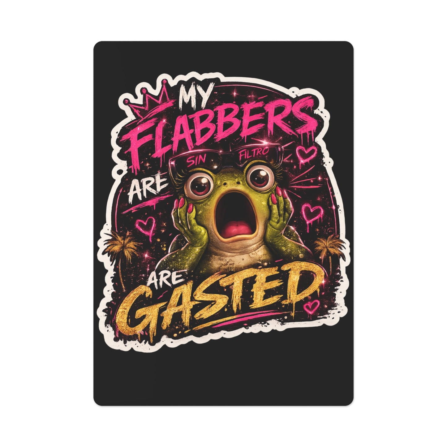 Sin Filtro Collection: My Flabbers Are Gasted Poker Cards